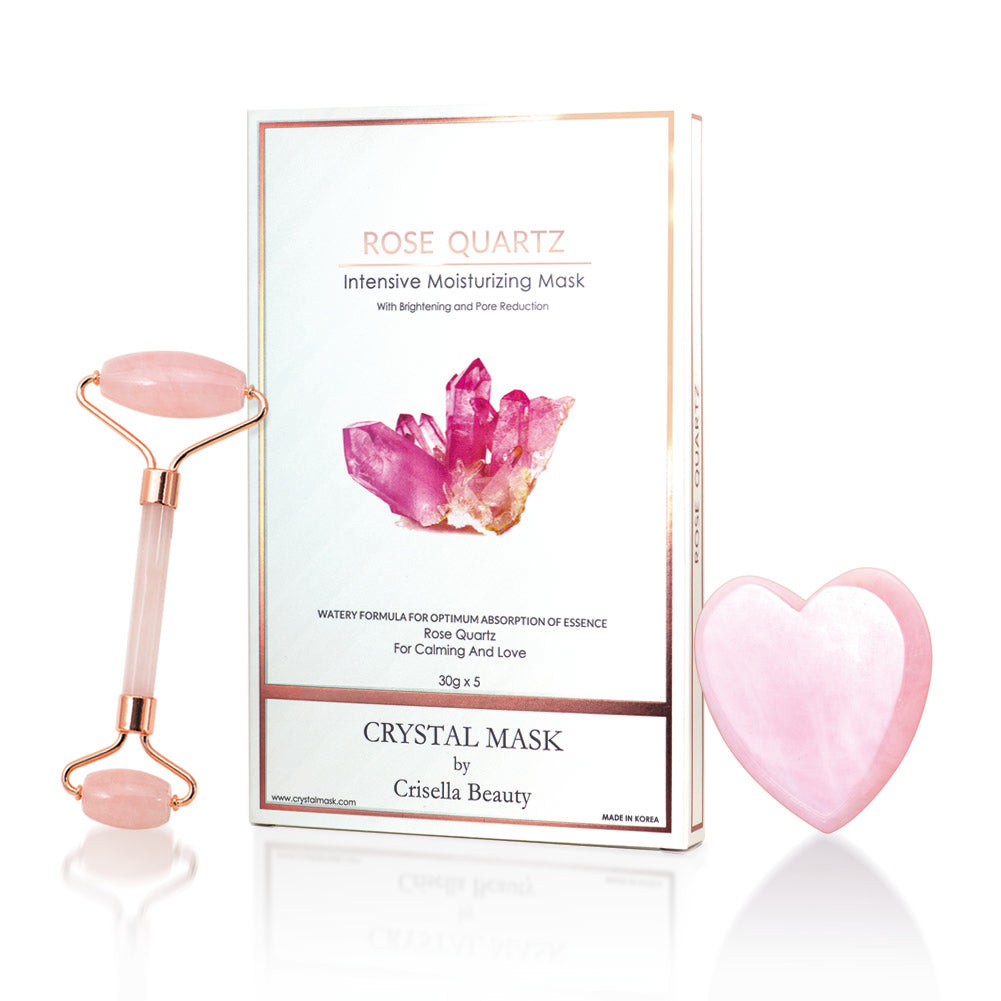 <tc>Gift Set (Mask, Natural Crystal Roller & Gua Sha Tool)</tc>